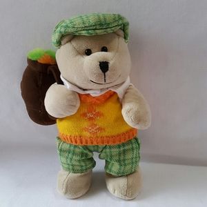 #5 Starbucks Golf Bearista Bear Plush Teddy